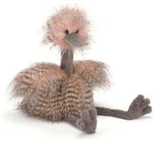 Peluche de Avestruz de Jelly Cat de 50 cm - Los mejores peluches de avestruces - Peluches de animales