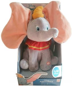 Peluche de Elefante de Dumbo Interactivo de 30 cm - Los mejores peluches de elefantes - Peluches de animales