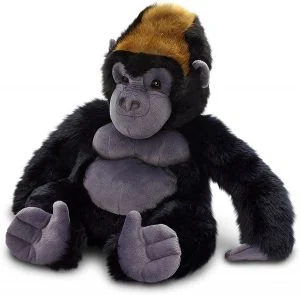 Peluche de Gorila de Wild Nation de 30 cm - Los mejores peluches de gorilas - Peluches de animales