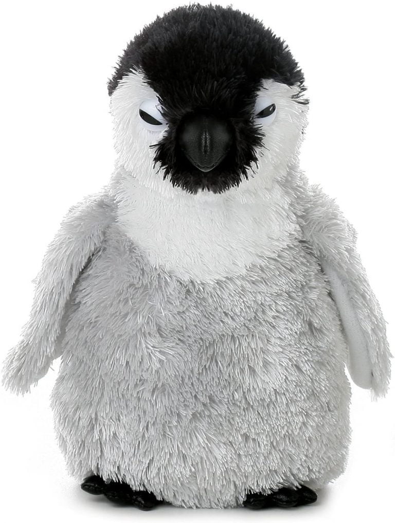 Peluche Aurora 6 Pompon Pinguino Brights &ndash; Viola, Modello 09822, Nuovo