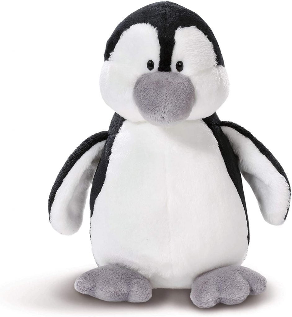 Carl Dick Peluche Pinguino In Piedi 19 Cm - Morbido E Sicuro, Colore Grigio Naturale Con Occhi Blu - 1903