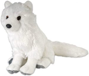 Peluche de zorro polar de Wild Republic de 30 cm - Los mejores peluches de zorros polares - Peluches de animales
