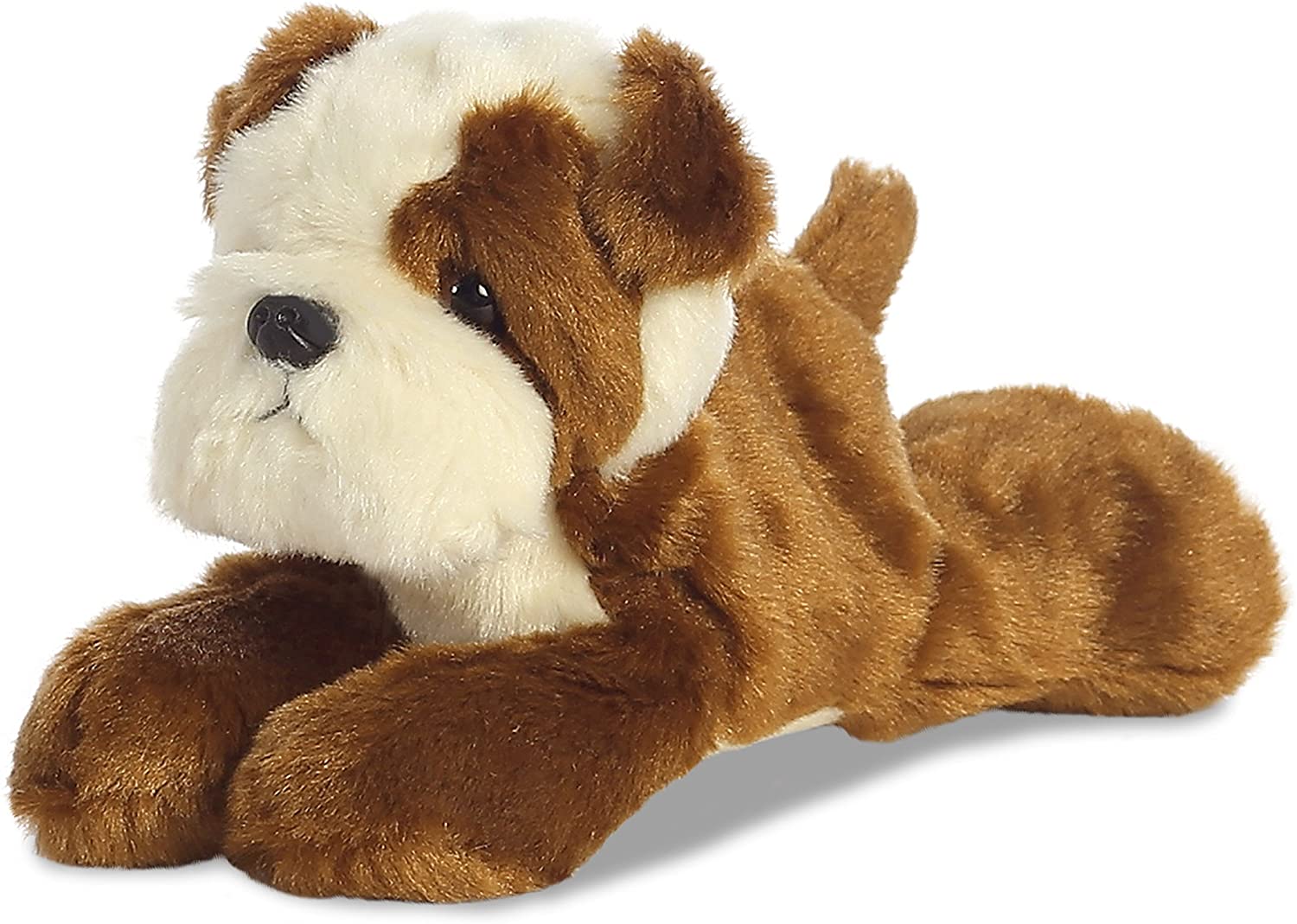 Peluche Perro Salchicha Peluche Realista Bulldog Inglés 30 Cm