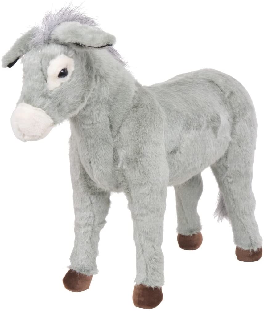 Sonajero De Peluche Burro De Emmimi Girl Flora Rose – Suave, Con Sonajero Integrado Y Lazos Decorativos – Desde El Nacimiento – Regalo Para Baby Shower