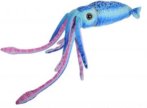 Peluche de Calamar azul de Wild Republic de 56 cm - Los mejores peluches de calamares - Peluches de animales