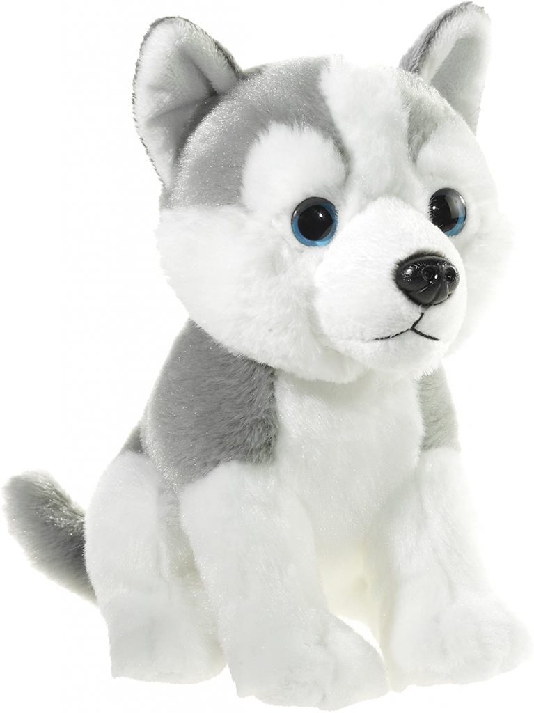Peluche Perro Husky Gris Compañero Infantil Felpa Suave Peluche Perro Husky Gris Compañero Infantil Felpa Suave