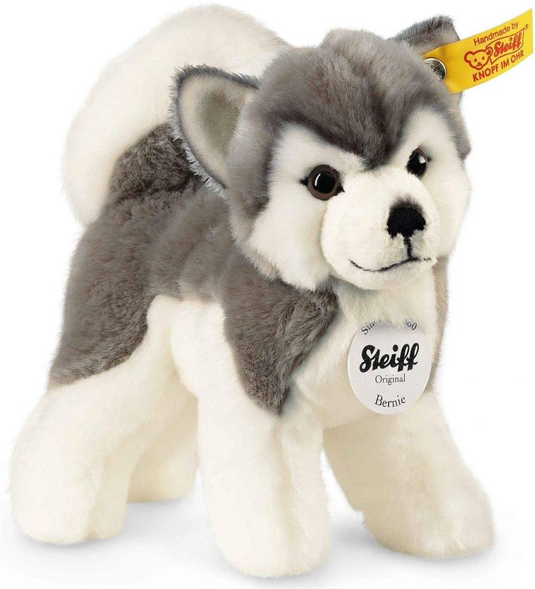 Peluche Husky Keel Toys 25cm - Animal En Peluche Doux Et Réaliste
