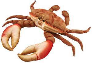 Peluche de cangrejo rojo de Hansa de 40 cm - Los mejores peluches de cangrejos - Peluches de animales