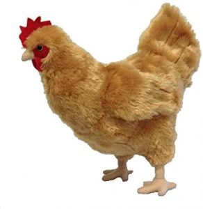 Peluche de gallina de Adore Plush Company de 35 cm 2 - Los mejores peluches de gallina - Peluches de animales