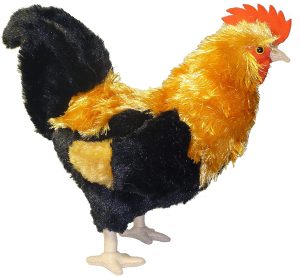 Peluche de gallina de Adore Plush Company de 35 cm - Los mejores peluches de gallina - Peluches de animales