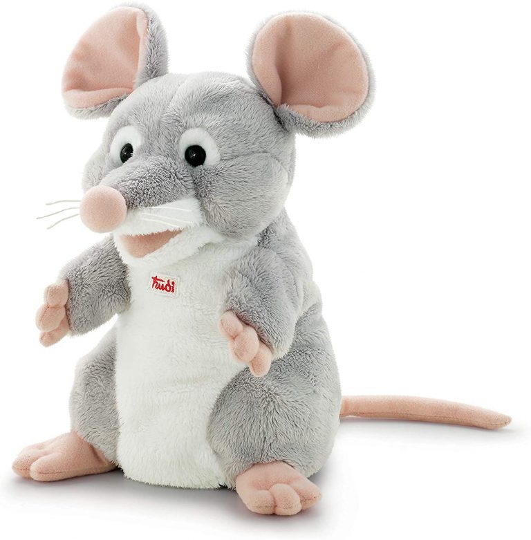 Marionnette Raton Laveur Uni-Toys – Peluche 26 Cm, Doudou Animal Forêt, Réaliste & Doux, Idéal Jeu & Câlin Enfant