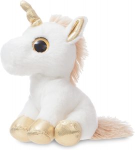 Peluche de unicornio de Aurora de 18 cm - Los mejores peluches de unicornios - Peluches de animales