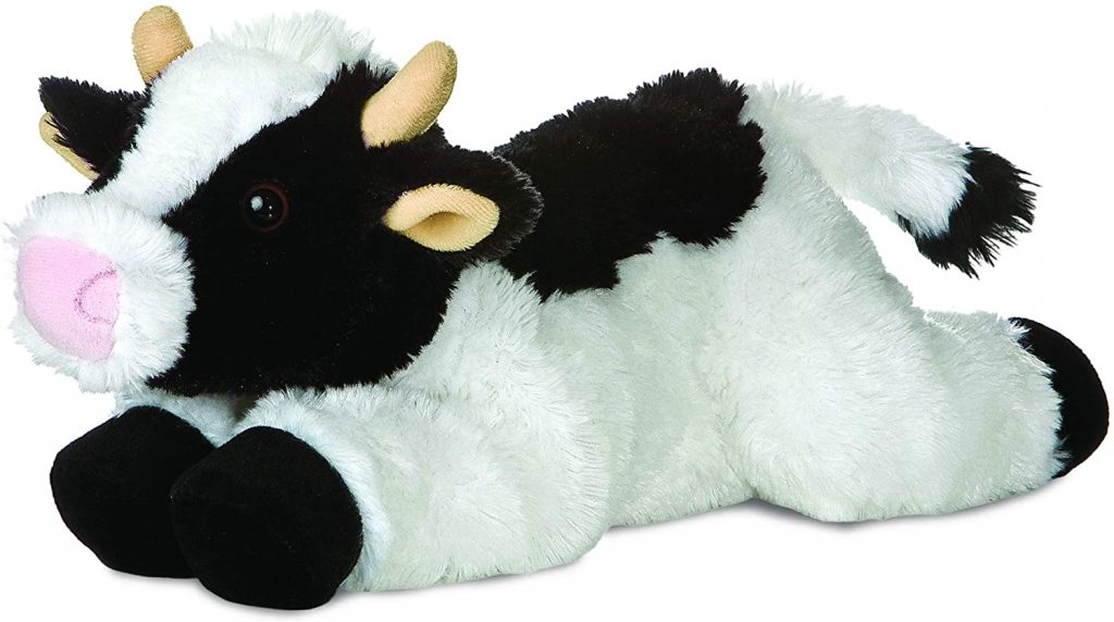 Peluche Aurora Mini Flopsies Orca, 20.5 Cm, Morbido Con Corpo A Palline, Nero E Bianco, Adatto Dalla Nascita