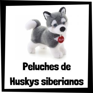 Peluches baratos de huskys siberianos - Los mejores peluches de perros - Peluche de Husky Siberiano barato de felpa