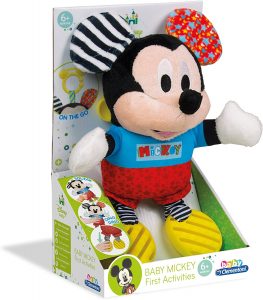 Peluche de Baby Mickey Mouse de Clementoni de 27 cm - Los mejores peluches de Mickey Mouse - Peluches de Disney