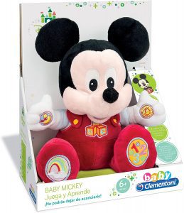 Peluche de Baby Mickey Mouse de Clementoni de 32 cm - Los mejores peluches de Mickey Mouse - Peluches de Disney