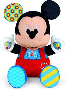 Peluche de Baby Mickey Mouse de Clementoni de 37 cm - Los mejores peluches de Mickey Mouse - Peluches de Disney