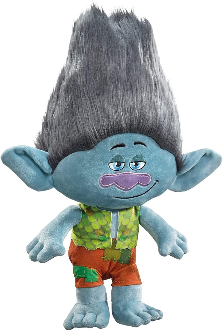 Dreamworks Trolls Peluche 30 Cm: Poppy Con Vestito Arcobaleno, Giocattolo Morbido Per Bambini