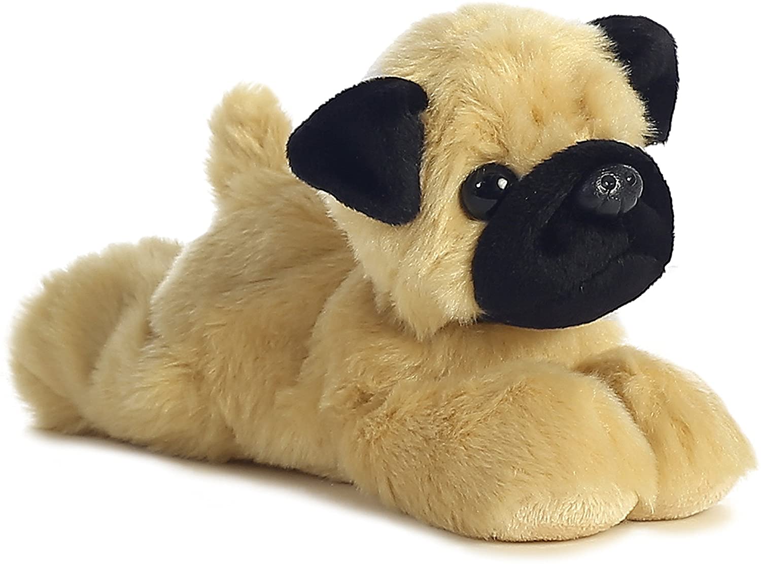 NICI 45100 - Peluche Carlino Morbido 20 Cm, Beige/marrone, Della Serie Dog Friends
