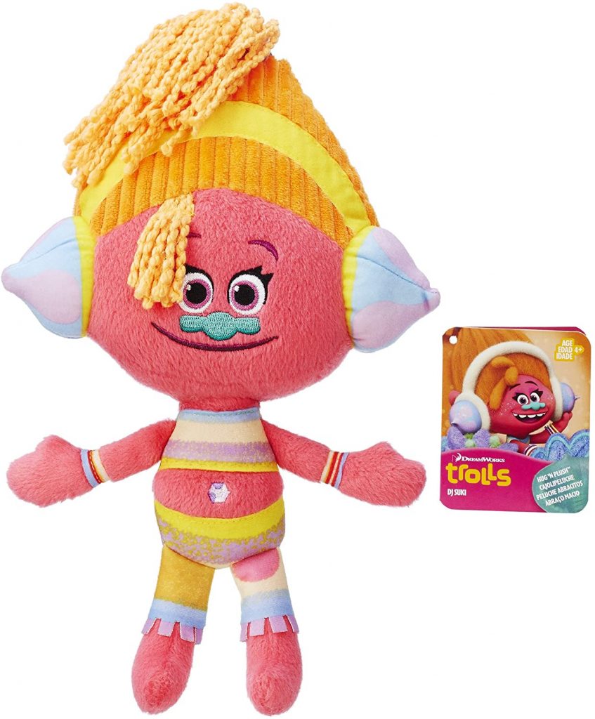 Trolls - Peluche Principessa Poppy 35cm, Capelli Rosa - Qualit&agrave; Super