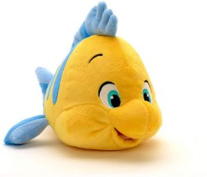 Peluche de Flounder de 27 cm de Disney - Los mejores peluches de Flounder de la Sirenita - Peluches de Disney