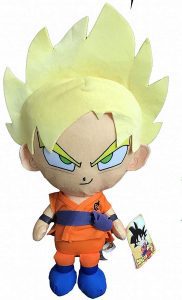 Peluche de Goku Super Saiyan Dios de Dragon Ball Z de 25 cm - Los mejores peluches de Dragon Ball Z - Peluches de Dragon Ball Z