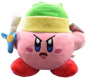 Peluche de Kirby Link de 30 cm de Nintendo - Los mejores peluches de Kirby - Peluches de personaje de Kirby