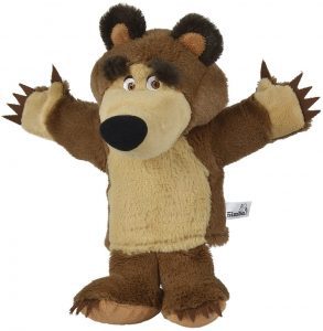 Peluche de Marioneta Oso de Simba de 28 cm - Los mejores peluches de Masha y el oso - Peluches de Masha y el Oso