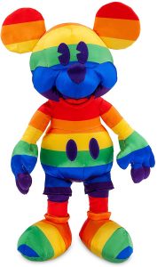 Peluche de Mickey Mouse Rainbow de 40 cm - Los mejores peluches de Mickey Mouse - Peluches de Disney