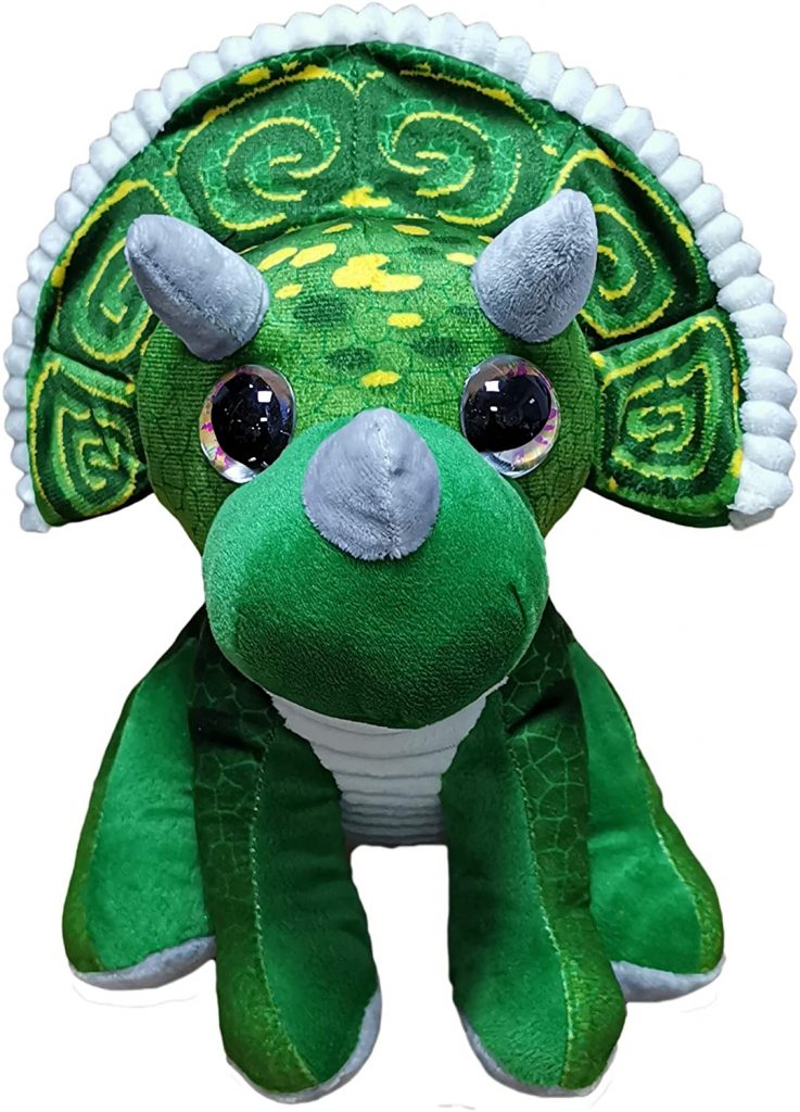 Posh Paws Dinky Dinosaurs 25CM (10-Inch) Triceratops Dinosaur