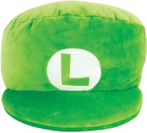 Peluche de gorra de Luigi de 40 cm de Mario Bros de Nintendo - Los mejores peluches de Luigi - Peluches de personaje de Luigi