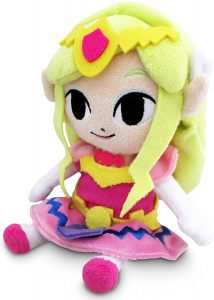 Peluche de la princesa Zelda de 17 cm de Nintendo - Los mejores peluches de Zelda - Peluches de personaje de Zelda