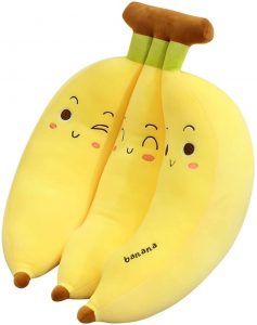 Peluche de plátano de 70 cm - Los mejores peluches de plátanos - Peluches de frutas y verduras
