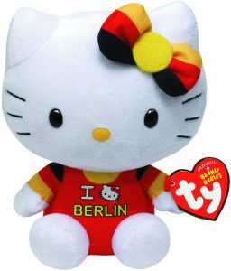 Peluche de Hello Kitty Berlín de 17 cm - Los mejores peluches de Hello kitty