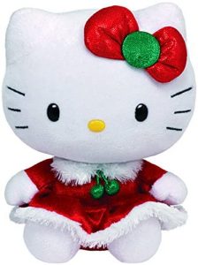 Peluche de Hello Kitty Navidad de 17 cm - Los mejores peluches de Hello kitty