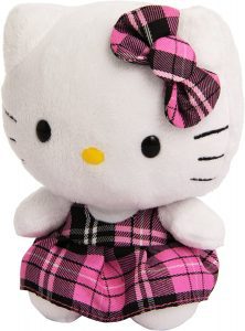 Peluche de Hello Kitty estilo escocés de 15 cm - Los mejores peluches de Hello kitty