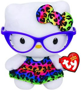 Peluche de Hello Kitty traje multicolor de 15 cm - Los mejores peluches de Hello kitty