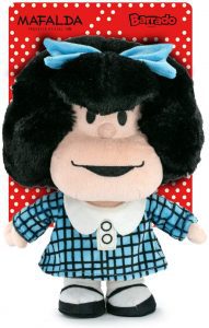Peluche De Mafalda Azul De 30 Centímetros