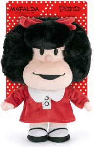 Peluche De Mafalda Rojo De 30 Centímetros