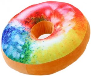 Peluche De Donut Arcoiris De 40 Cm