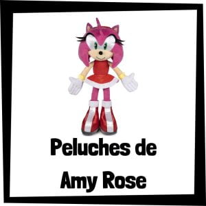 Peluches baratos de Amy Rose de Sega - Los mejores peluches de Amy Rose de Sonic - Peluche de Amy Rose barato de felpa