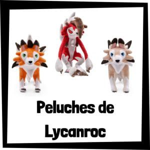 Peluches Baratos De Lycanroc – Los Mejores Peluches De Rockruff – Peluche De Rockruff Barato De Pokemon De Felpa